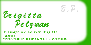 brigitta pelzman business card